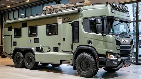 2026 Scania Desert Cruiser 6×6 Motorhome Review | The Ultimate Off-Road Luxury Beast!