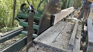 Frick Sawmill Sawing Red Oak