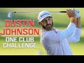 Dustin johnson plays us with only a 9 iron