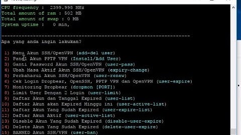 Cara Install Premium Script untuk jualan SSH, OpenVPN, PPTP di VPS Debian 7