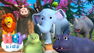 Off To The Jungle! 🦁🐍 Discover Animals | Animal Song For Kids | Heykids Nursery Rhymes