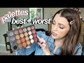 My Eyeshadow Palettes // Best + Worst, Which are Overrated, Underrated, Cheapest, Most Used