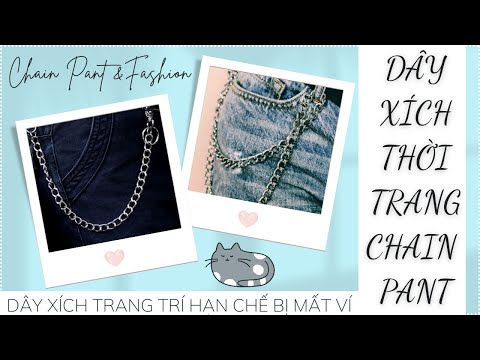 Video Dây xích đeo thắt lưng thời trang Chain Pant có móc... - youtube
