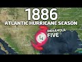 1886 Atlantic Hurricane Season Animation