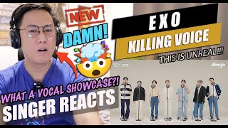 EXO in Killing Voice - MAMA, 나비소녀, Cream Soda, Sing For You, 전야, 중독, Monster, 첫 눈, Power | REACTION