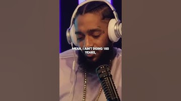 Nipsey Hustle On Being Judged #shorts