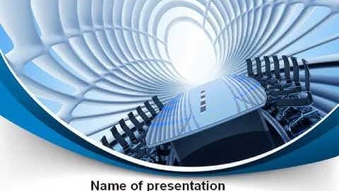 Conference Auditorium PowerPoint Template by PoweredTemplate.com