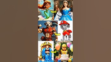 💥PAW Patrol Transformation : Chase, Skye and Ryder #pawpatrol #shorts #funny