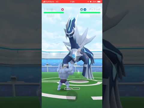 ポケモンgo ディアルガ 雷 2人攻略 - YouTube