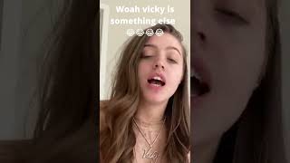 Woahvicky speaks normally 😂😂😂😂#shorts