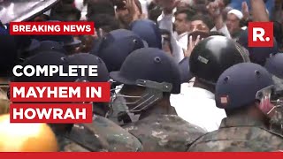 Flag march conducted in Howrah as situation remains tense in West Bengal