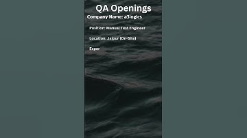 QA JOB OPENING FOR MANUAL TESTING #manualtesting #selenium #automation #qa #viral #yt #shortvideo