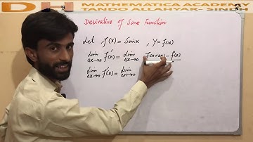 XII Class Sindh Board Derivative of the Sin(x) by Prof. GUL BAHAR CHAUHAN