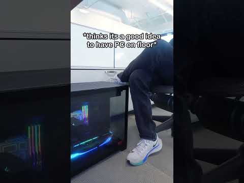 PC on the FLOOR? 🥴