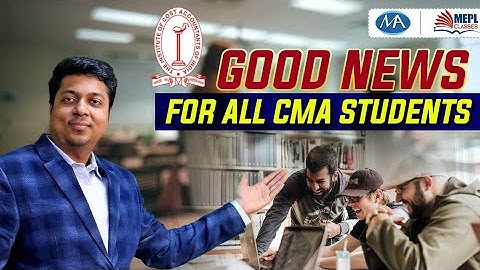 Good news for all CMA students | Mohit Agarwal |