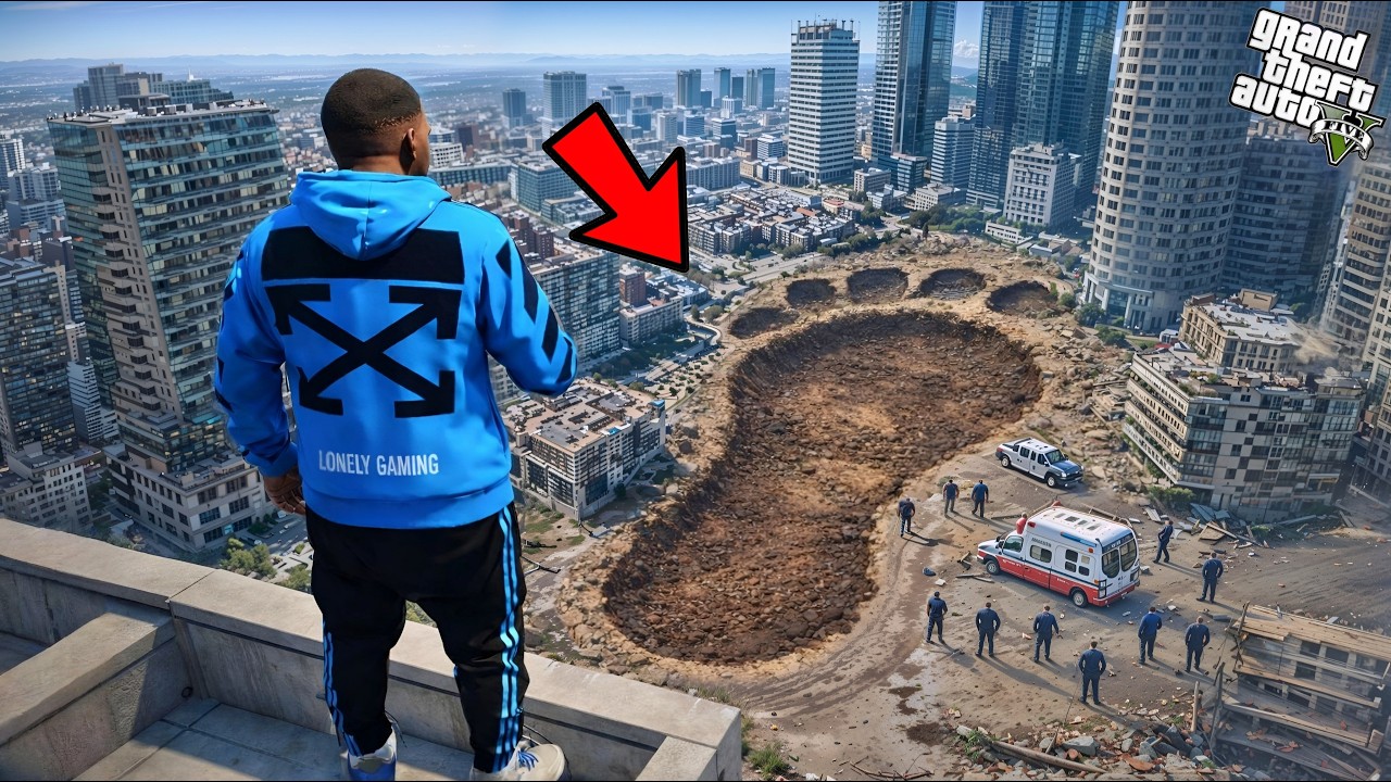 ⁣Franklin Find Biggest Footprint in the World in GTA 5!