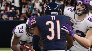 Madden 21 Franchise| Minnesota Vikings  Vs Chicago Bears|Fs Build|83 ovr|Ep.9 Season 1