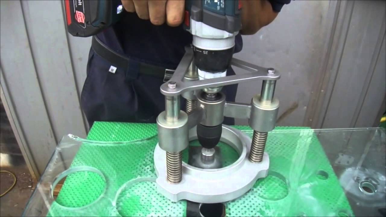 Accesorio K-STAR para barrenos en vidrio - YouTube