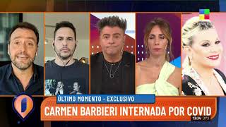 Carmen Barbieri dio positivo de coronavirus