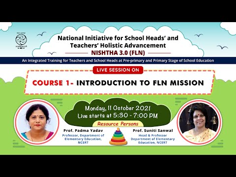 NISHTHA 3.0 (FLN) :  COURSE 1 - INTRODUCTION TO FLN MISSION