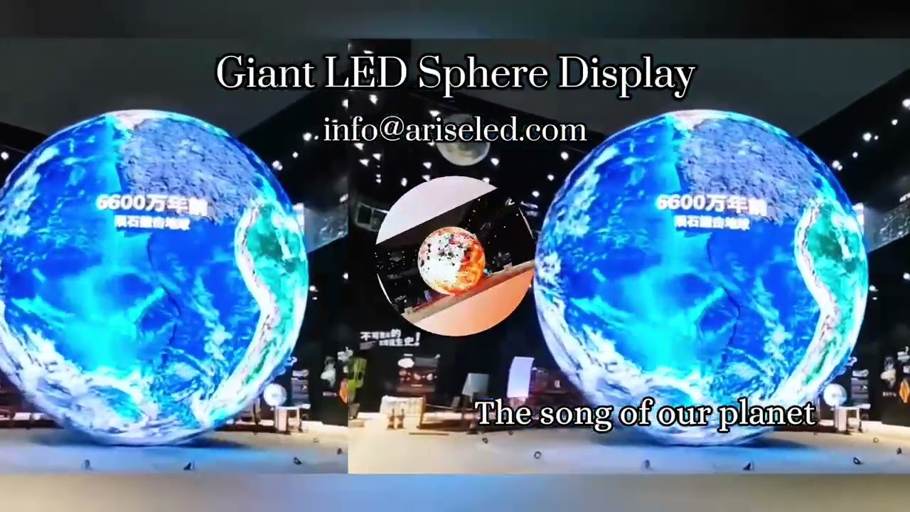 Giant LED Sphere Display,