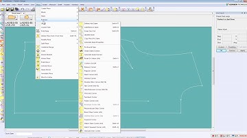 Gerber  pattern design dart 다트 넣기