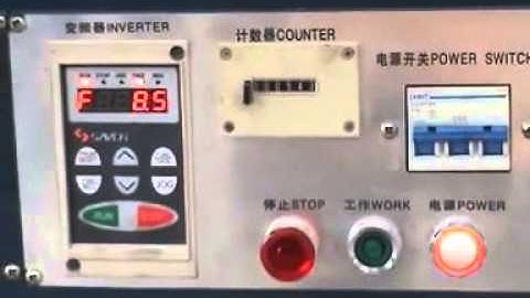 zig-zag spring forming machine