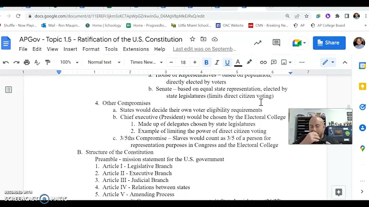 APGov - Topic 1.5 - Part 1