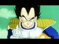 Dragonball z  vegeta  recoome gives the middle finger