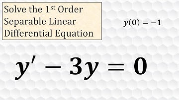 Separable Differential Equation and initial Value Problem