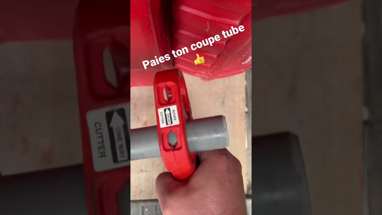 Coupe tube pvc 👍                        