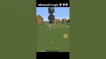 Minecraft Logic is als #shorts #minecraft