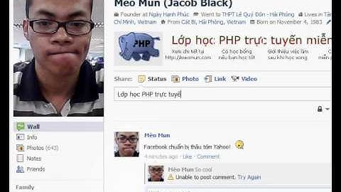 Lớp học PHP trực tuyến miễn phí chuyển qua địa chỉ http://hocphponline.com