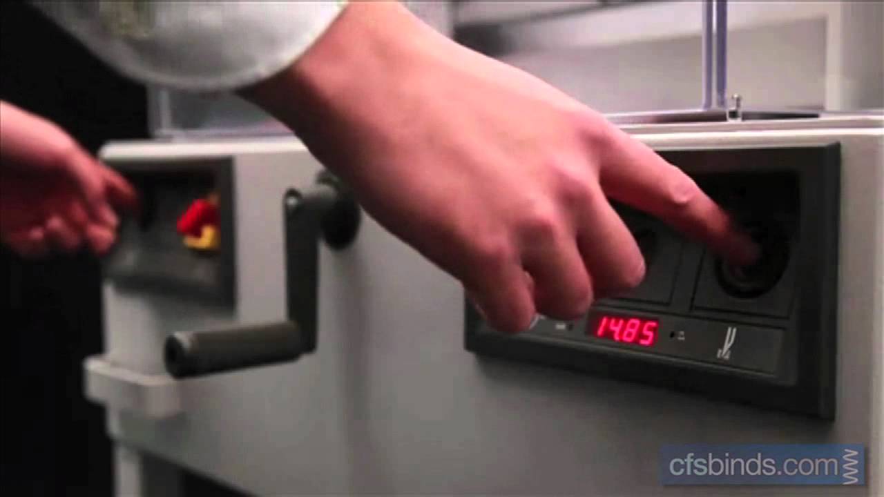 Triumph 4800 Series & 6550 Paper Cutters Overview