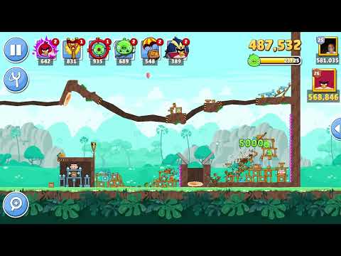 Angry Birds Friends Level 1 Tournament 1210 three stars NO POWER-UP walkthrough 2023-03-11