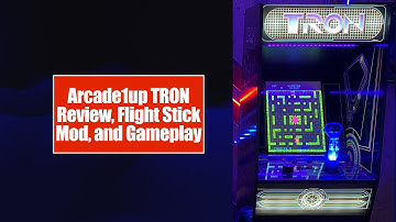 Arcade1up TRON Review, Flightstick Mod, and Gameplay