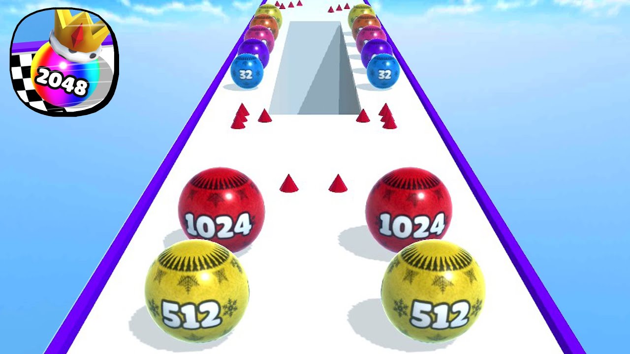 Ball Merge 2048 - All Levels Ball Gameplay Android, iOS ( Level 6156 - 6165 )