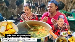 Download Lagu Masak gulai daun singkong pedes, MasyaAllah wenak ternyata ngabisin nasi lauk tahu kuning MP3