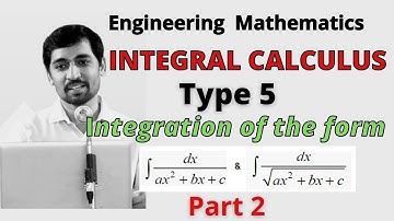 Integration of the form 1/Quadratic  Type 5 Part 2  Integral Calculus  Engineering Mathematics