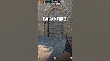 1v5 Ace Clutch #cs2 #cs2clips #cs2highlights #cs2dust2 #counterstrike #gaming #gamingshorts
