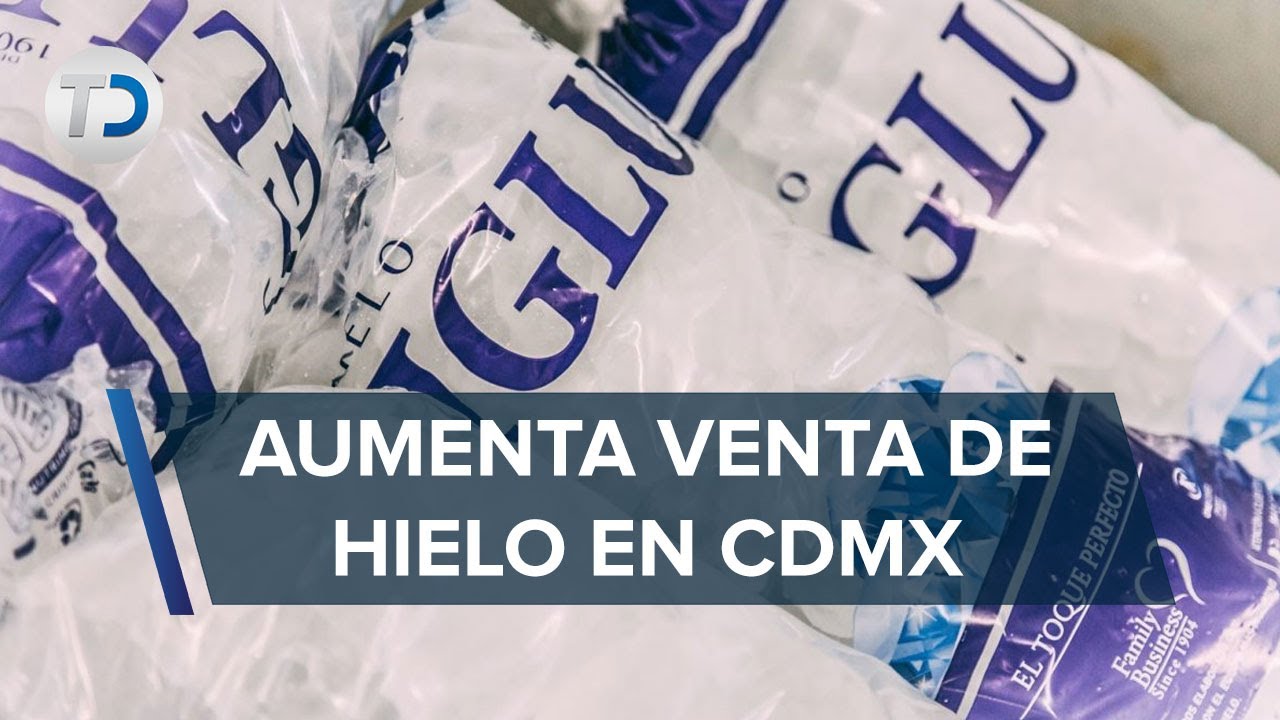 Los cubitos de hielo no resisten la alta demanda por la ola de calor