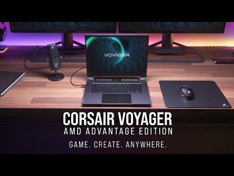 CORSAIR Voyager a1600 Gaming Laptop: AMD Advantage Edition - Game. Create. Anywhere.