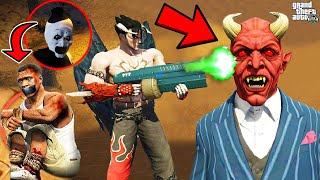 The Biggest End of DEVIL BOSS and SERBIAN DANCING LADY in GTA 5 | SHINCHAN and CHOP