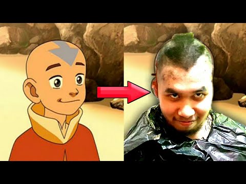 Aang (avatar) haircut | How to | tutorial - YouTube