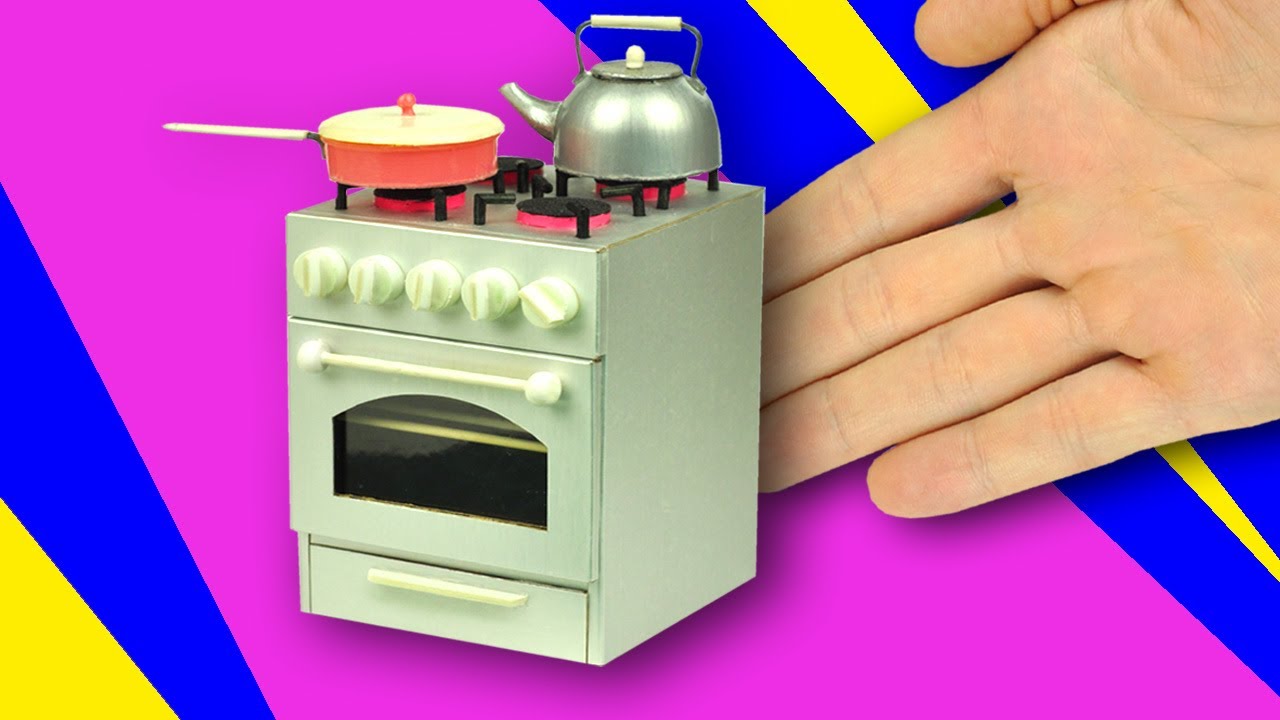 DIY Miniature Kitchen Appliances & Items 