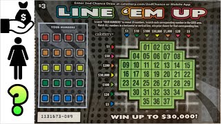 CAN SHE LINE UP A BIG WIN...? CA & AZ SCRATCH OFF TICKETS