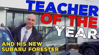 Teacher of the Year - Troy
For the last 8 years, The Suburban Collection has been awarding Teachers of the Year with a two-year lease of the car of their choosing. Josh Pudaloff is this years Troy School District Teacher of the Year, and this is why he is so special and why he got such a special Subaru Forester! Teacher of the Year - Troy