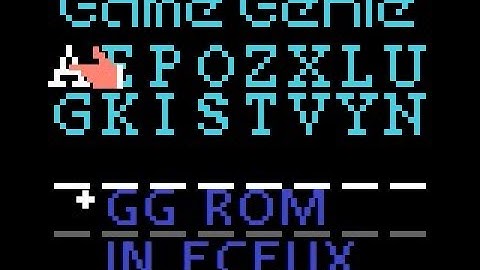How Use Real Game Genie ROM in FCEUX (Tutorial)