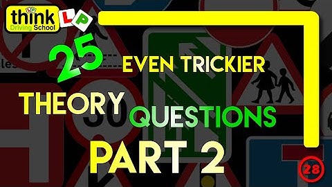 Driving Theory Test 2025: 25 Of The Hardest Theory Questions. How To Pass UK Theory Test Quiz Part 2