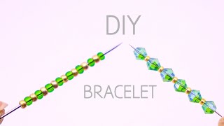 Nature's Elegance: DIY Beaded Leaf Bracelet Tutorial 🍃🌿🍀
